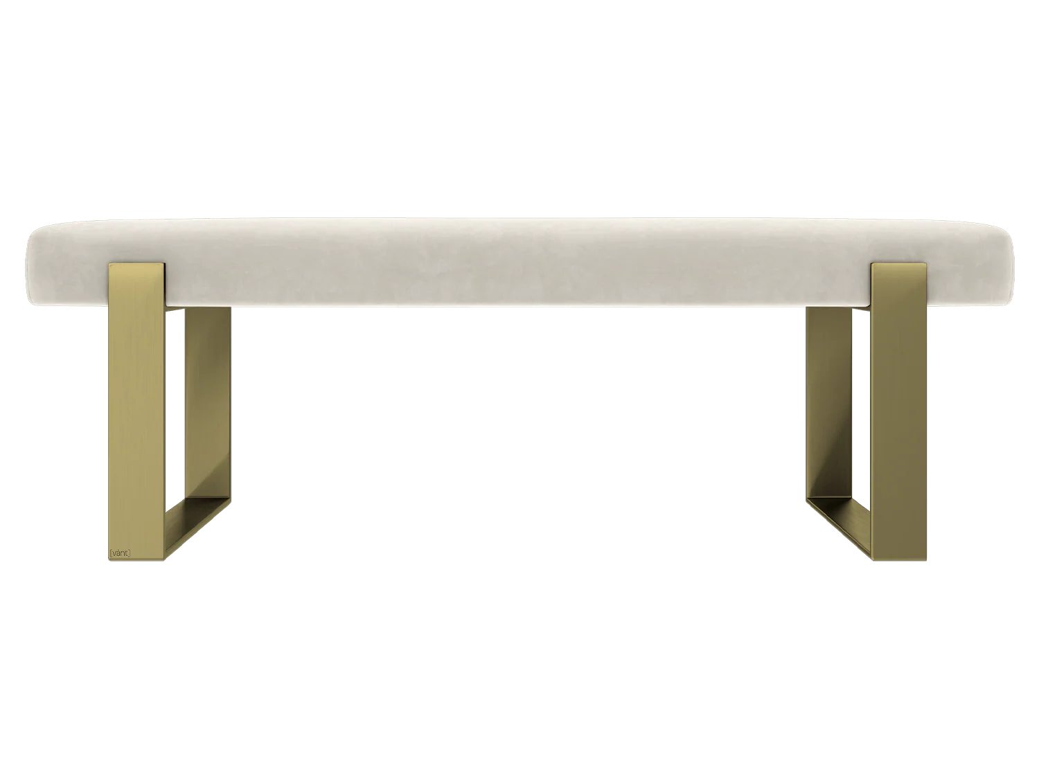 Vant Upholstered Bed Bench Gold